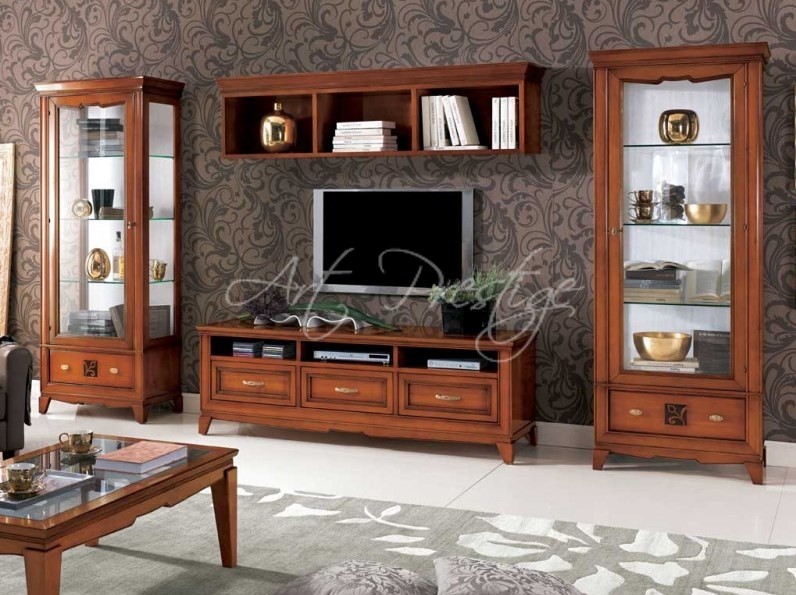 Art.569 Porta tv bianco frassinato - Art Prestige – Luxury Furniture